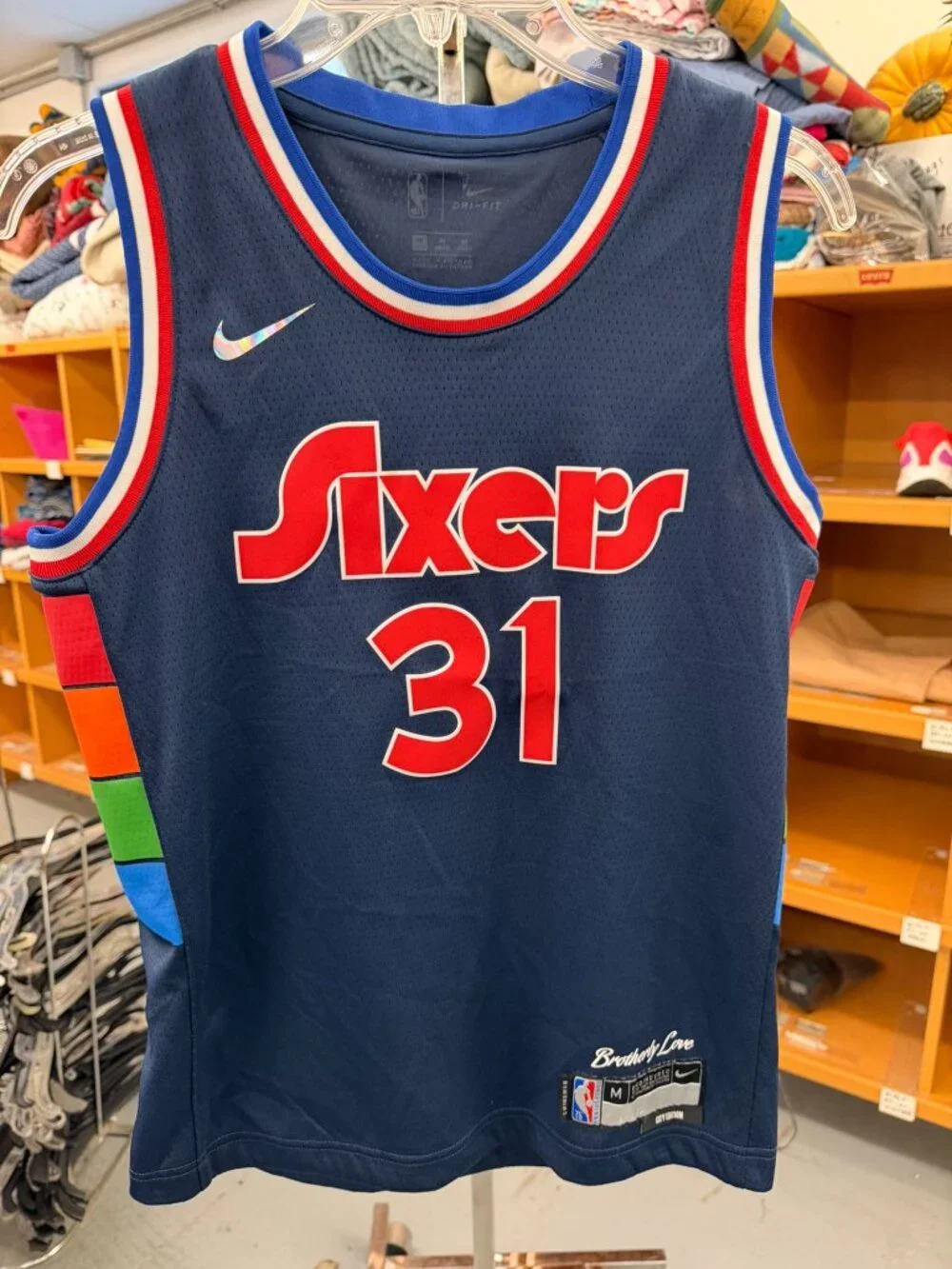 Nike Seth Curry Philadelphia 76ers #31 City Edition Jersey - Youth M